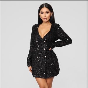 Not afraid to sparkle dress